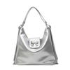 Women's PU Zipper Shoulder Bag High Quality Large Capacity Chain Arc Bag Leisure New Trend Fashion Trend