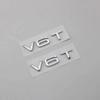 2 шт. Значок V6T V8T ABS 3D наклейка-листок V10 V12 боковая наклейка для автомобилей A4L A5 A6L A7 Q3 Q6 Q7 наклейка для смены модели