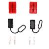 2 Set Red 10AWG 600V Battery Quick Connect Disconnect Plug 175A Wire Harness Plug Kit Universal