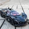 1:24 Проект Аполлон EVO Сплав Гоночный Спортивный Автомобиль Литая Металлическая Масштабная Модель Автомобиля ЗвукСвет Коллекционная Детская Игрушечная Машина Подарок