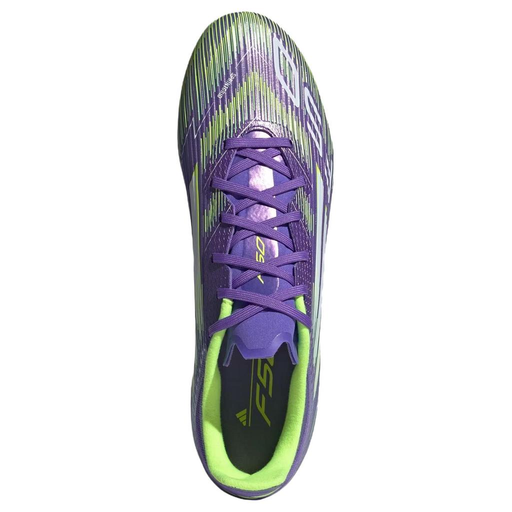 adidas Adizero F50 League FG MG Пакет Radiant Blaze Мужские Кроссовки Фиолетовый Фиолетовый-Rush Облачно-Белый JI0003