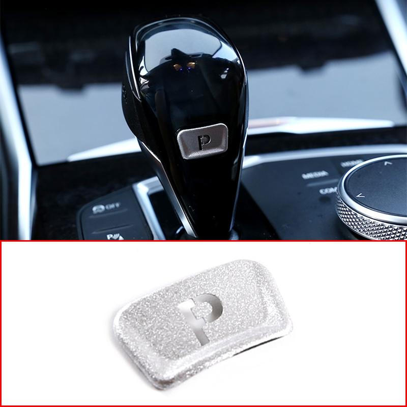 Для BMW 3 4 серии G20 G28 G22 G23 Z4 G29 из алюминиевого сплава, головка переключения передач, кнопка P, накладка, 3D наклейка для автомобиля