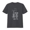 Patent Design T Shirt With Pogo Stick Technical Drawings Print Unique Retro Style For Tech Lovers Vintage Streetwear