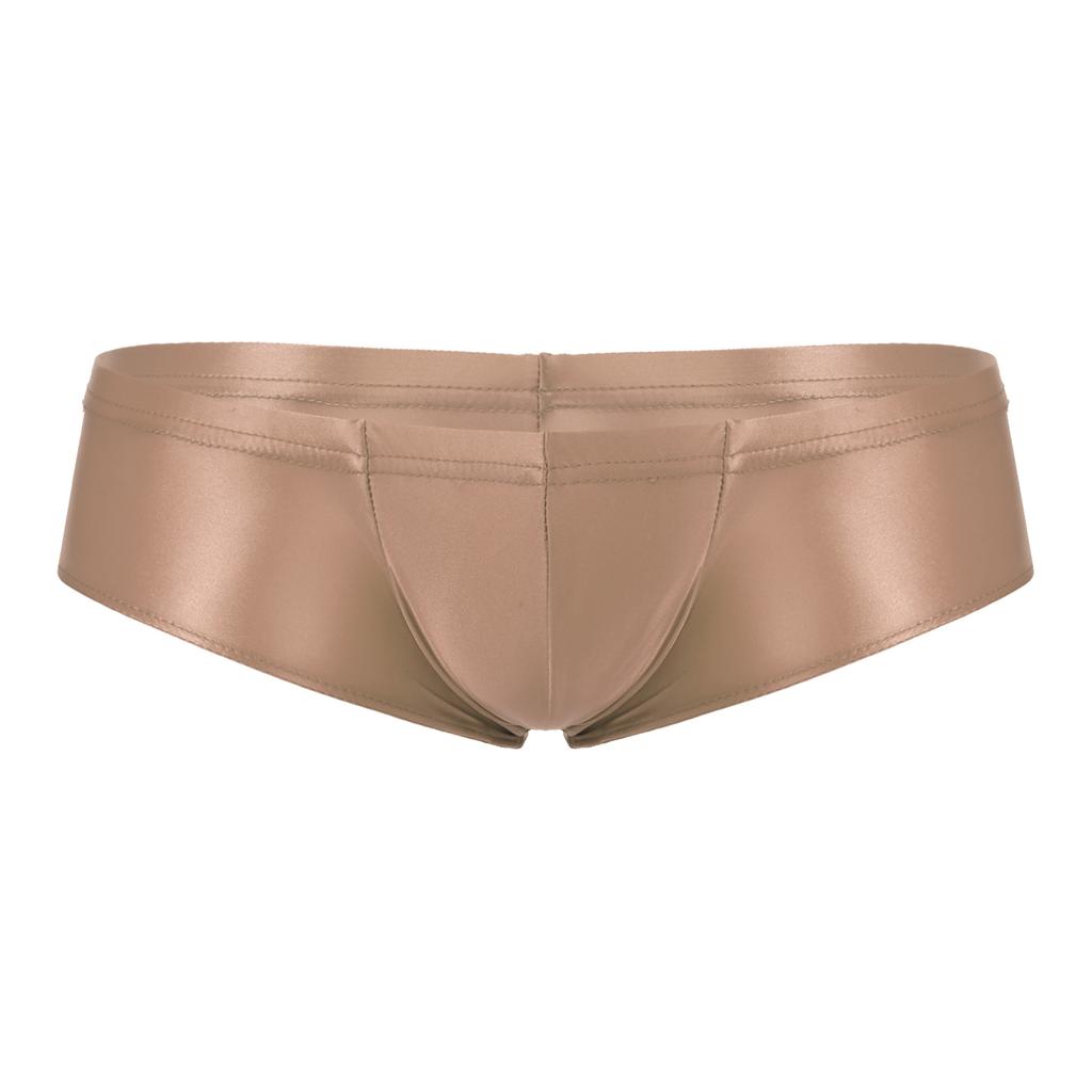 Мужские трусы с низкой посадкой, однотонные эластичные трусы с эластичным поясом, для повседневного использования