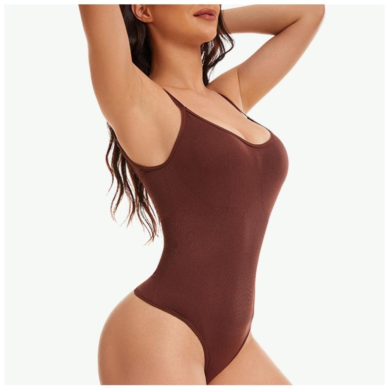 Women Sexy Back Shaping Tummy Control Thong One Piece Bodysuit Shapewear