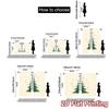 2pcs,Curtains Christmas Tree Festive_c Modern Curtains Digital Printed Versatile Fabric Curtains Decorations For Home Ldeal for