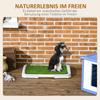 Puppy Training Pad, Indoor Portable Puppy Pad, with Artificial Grass, Grid, Panel, Tray, 63 x 48.5cm