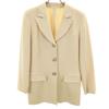 FOXEY Made In Japan Tailored Jacket 38 Beige Women Used
