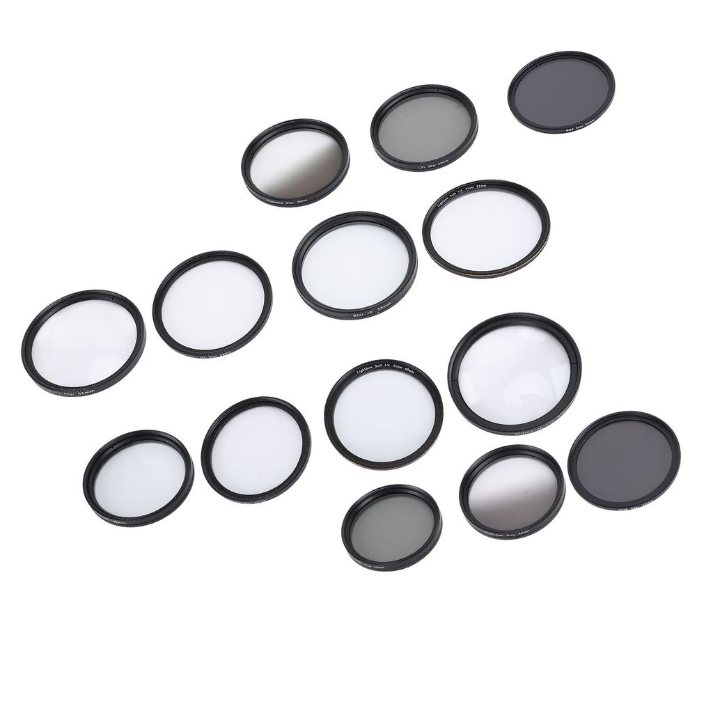Комплект фильтров для объектива камеры UV CPL ND8 Soft White Graduated Grey 10X Macro 6 Points Star Filter Set для P
