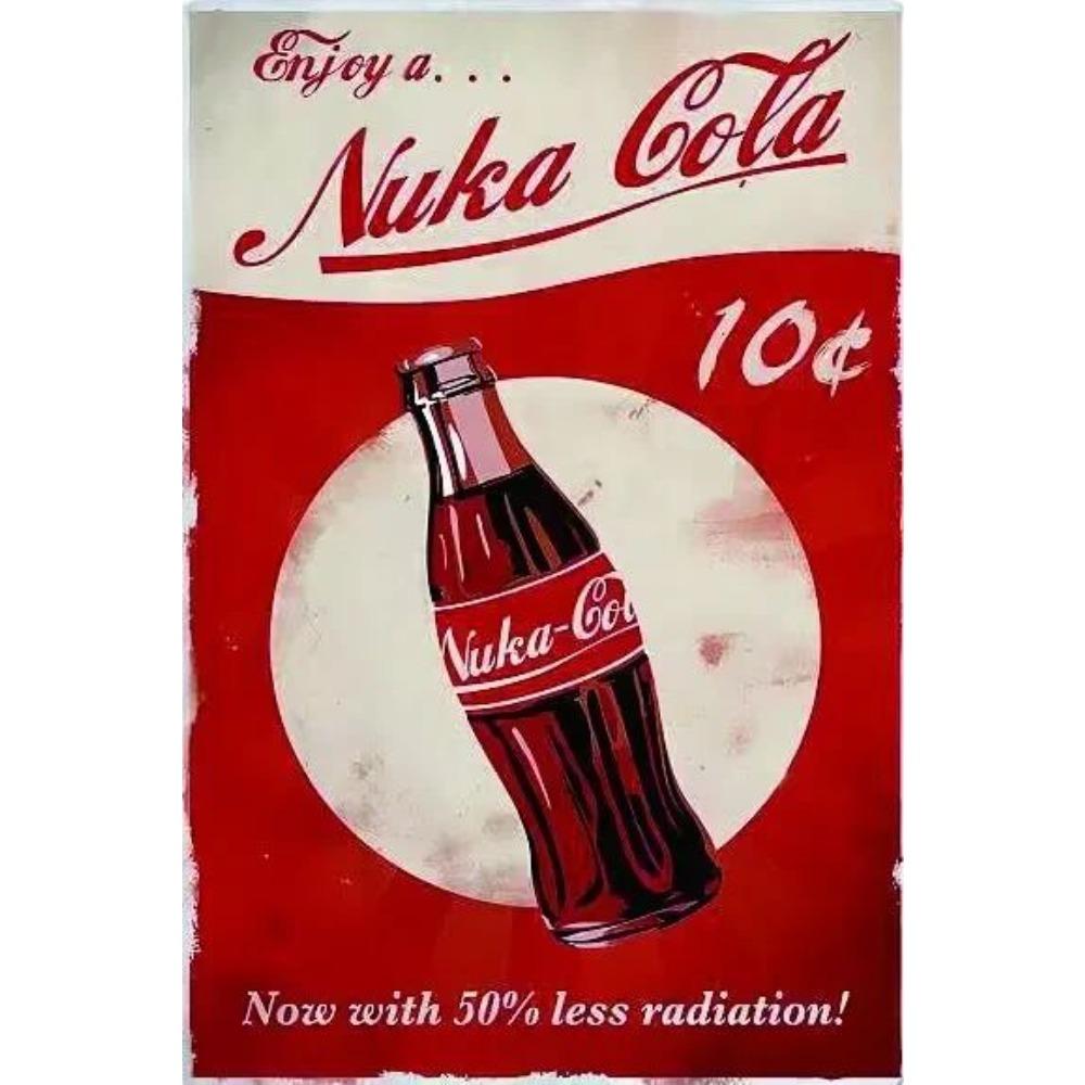 Металлическая жестяная табличка Coca-Cola Бар Декор стены 30x20см Ретро Винтажный Кафе Постер