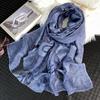 Cutting Flower Scarves for Women's Spring and Summer Hollow Scarves, Cotton and Linen Organza Scarves, Versatile Decorative Long Shawls