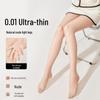 Women's Summer Sheer Stockings - Anti-Snagging, Flesh-Tone, Sunscreen Socks with No-Slip Design