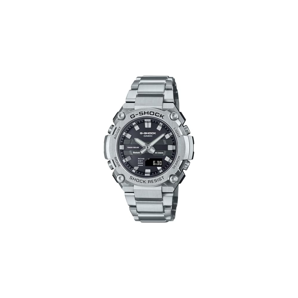 Casio G-Shock G-STEEL Solar Bluetooth Watch Men's Silver Stainless Steel GST-B600D-1AJF