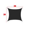 Black All size Waterproof Sun Shade Sail Square Rectangle Garden Terrace Canopy Pool Shade Triangle Camp Hiking Yard Awning
