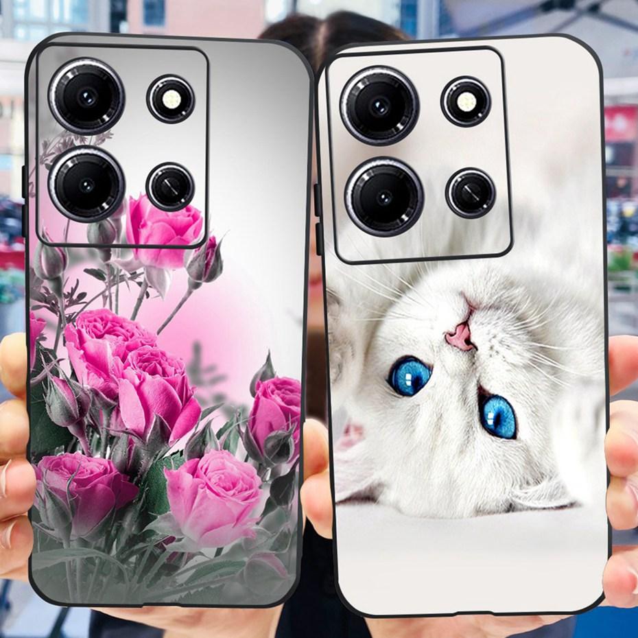 Модный Чехол-бабочка для телефона Infinix Note 30i Note30 Pro 2023 Мягкий Силиконовый ТПУ Задняя Крышка Для Infinix Note 30 Pro Note30i