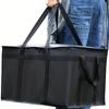 Oversized Insulated Bag Folding Picnic Bag Handheld Cooler Bag  For Outdoor Camping