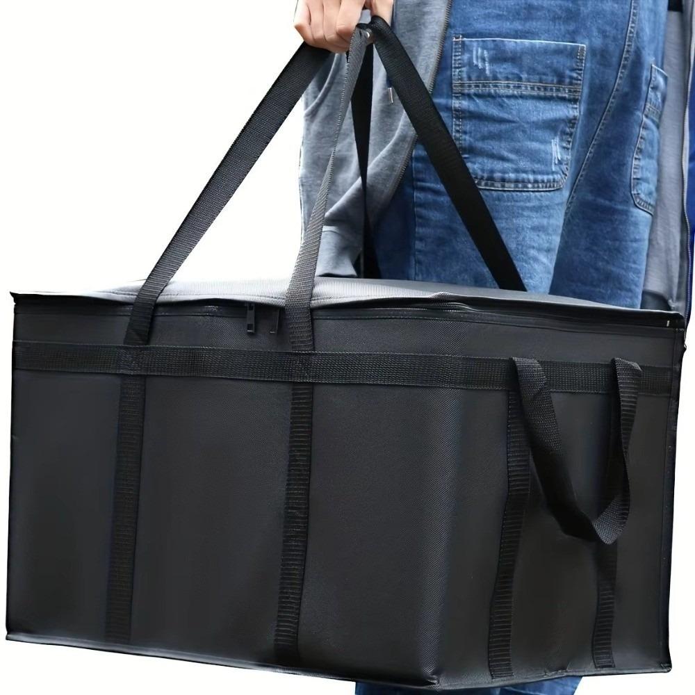 Oversized Insulated Bag Folding Picnic Bag Handheld Cooler Bag For Outdoor Camping