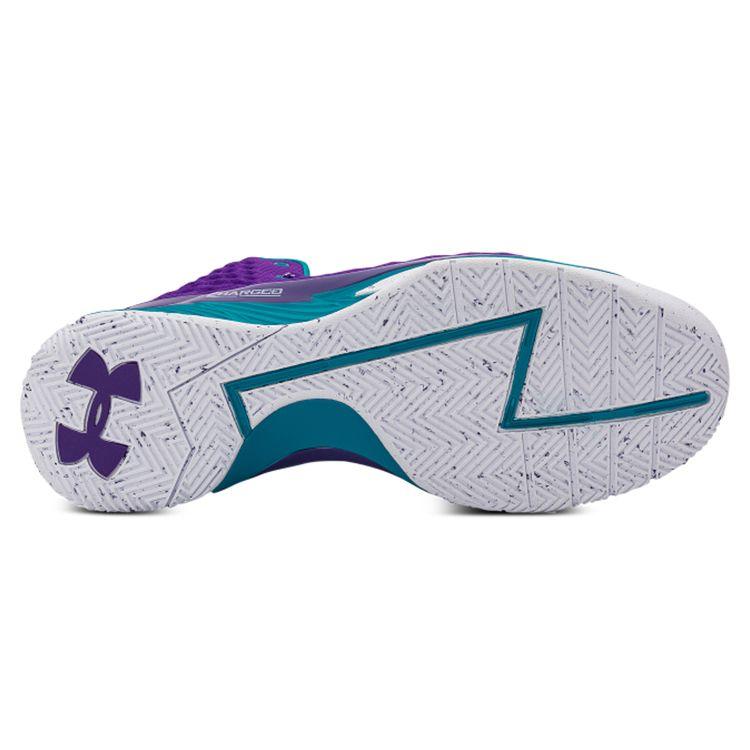 Under Armour Curry 1 Retro Father To Son 2022 Men Sneakers Purple Pride Bold-Aqua 3026075-500