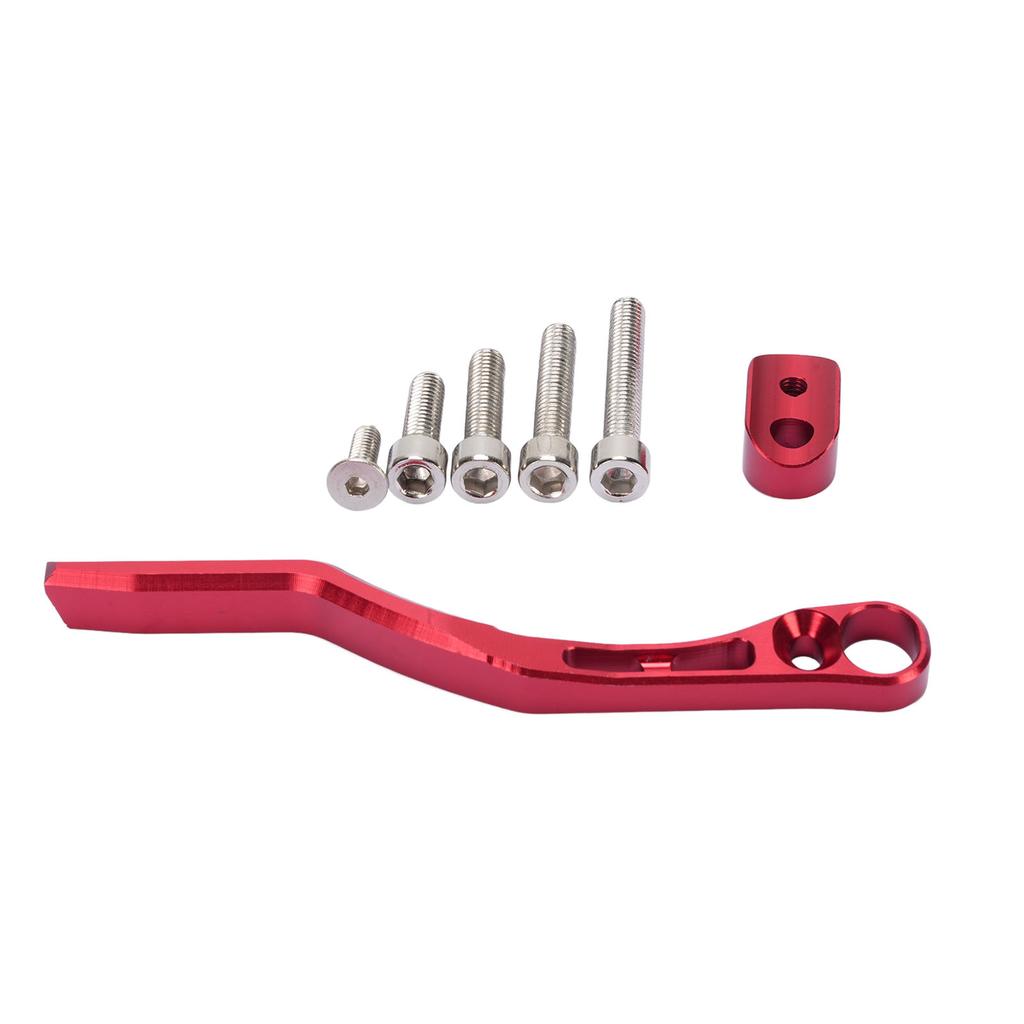 Велосипедный уловитель цепи Алюминиевый сплав Изысканный внешний вид Стабильный держатель от сброса цепи для велоспорта Красный