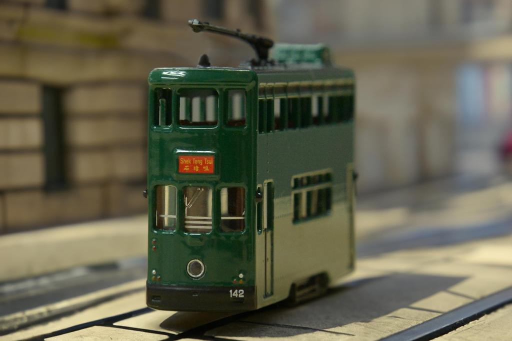 Tiny City Гонконгский трамвай Тонг Литая миниатюрная модель автомобиля 1/120 № 32 (Шек Цуй)