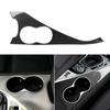 Upgraded Frame Cover Vehicle Interior Trim Cover Water Cup Holder Panel Sticker Cover Durable Fitting for Q50 2014-19