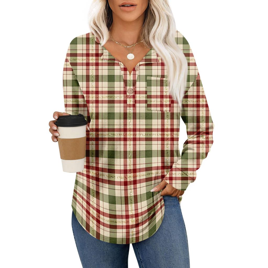 Женский модный топ с длинными рукавами в стиле ретро с принтом