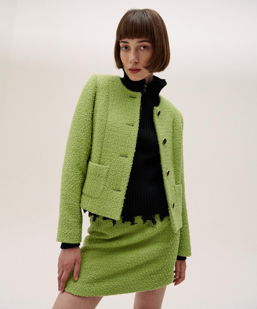 Hakesh Ave Skirt_Lime