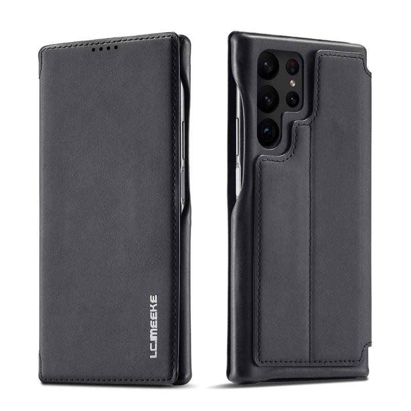 Магнитный кожаный чехол-книжка с отделениями для карт для Samsung Galaxy S25 S26 Ultra S24 S23 S22 S21 S20 Роскошный чехол-сумка