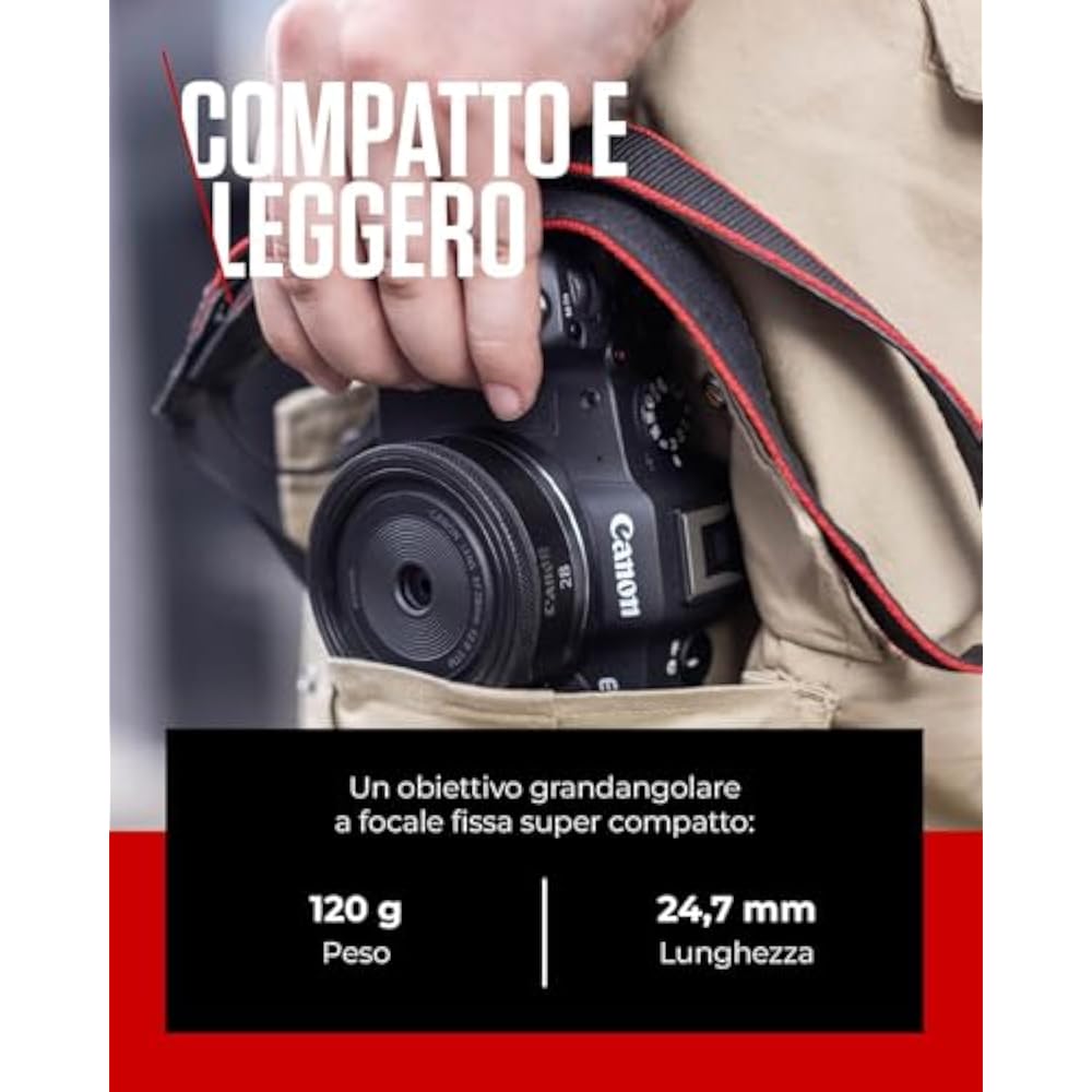 Canon RF28mm F2.8 STM Однофокусный сверхкомпактный объектив Pancake Canon