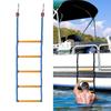 Five Steps Boat Rope Ladder Swim Durable , Outdoor Climbing Marine Boarding
