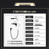 DC5525 Male/Female Elbow Pure Copper 2-Core 18AWG Welding Wire LED Lighting Power Extension Cable