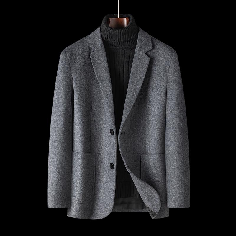 Мужской блейзер Firstview в стиле business casual из смесовой шерсти