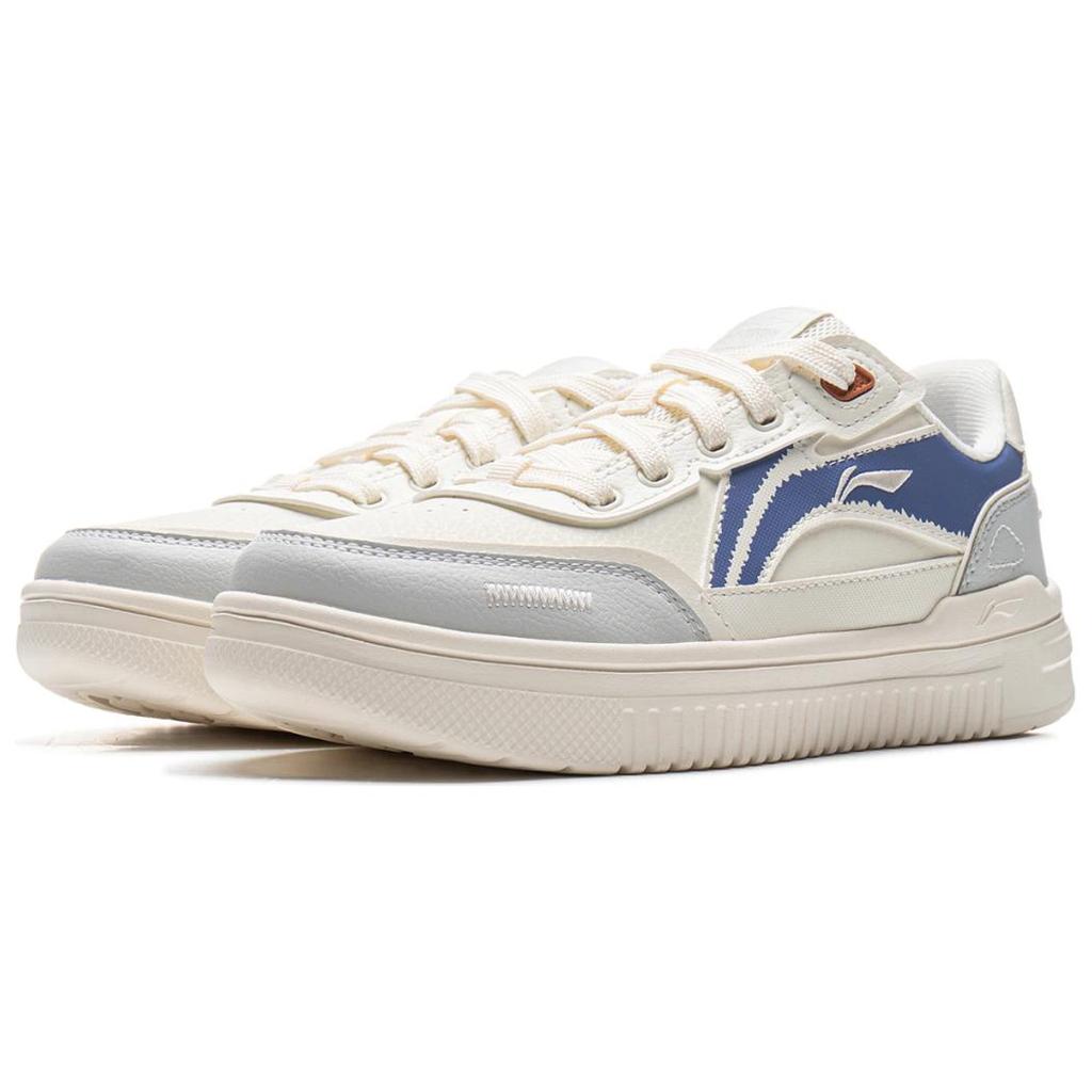 Li Ning Qing Yun классические ретро мягкие удобные толстые подошвы высота увеличивается отскок амортизация износостойкие низкие кроссовки для скейтбординга AGCU308-3