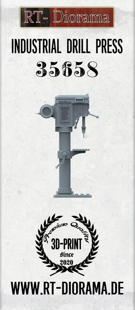 RT Диорама 1/35 Заводской сверлильный станок Набор из смолы RTD35658