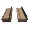 Guitar Fret Edge File with 4 Adjustable Angles Wood Texture for Efficient Fret Dressing on Guitars Basses Ukuleles