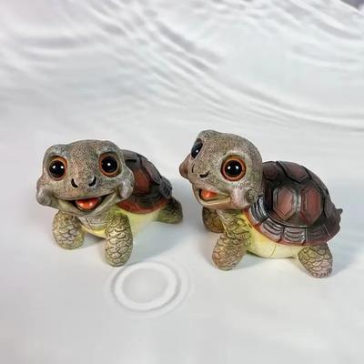 Поделки Фигурка морской черепахи Мультяшные морские животные Украшения Детский подарок на день рождения