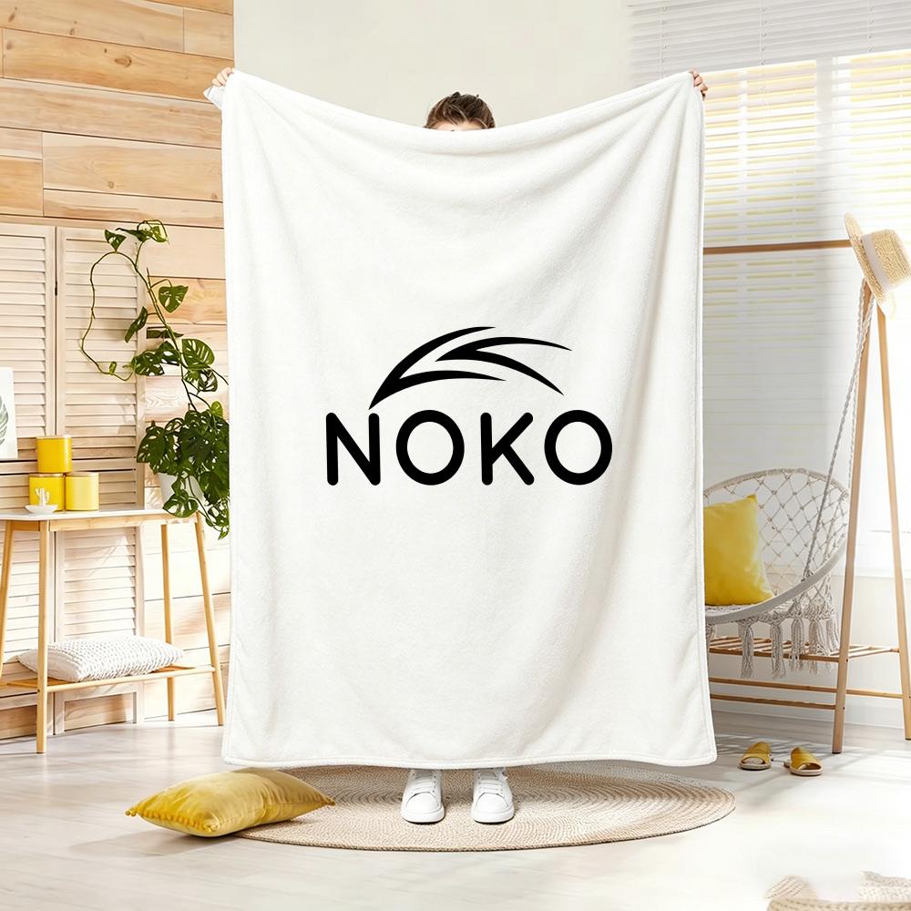 Иллюстрация N-Nokos Плед Легкий 240 г Фланелевый Мягкий Для Кожи Для Летнего Охлаждения