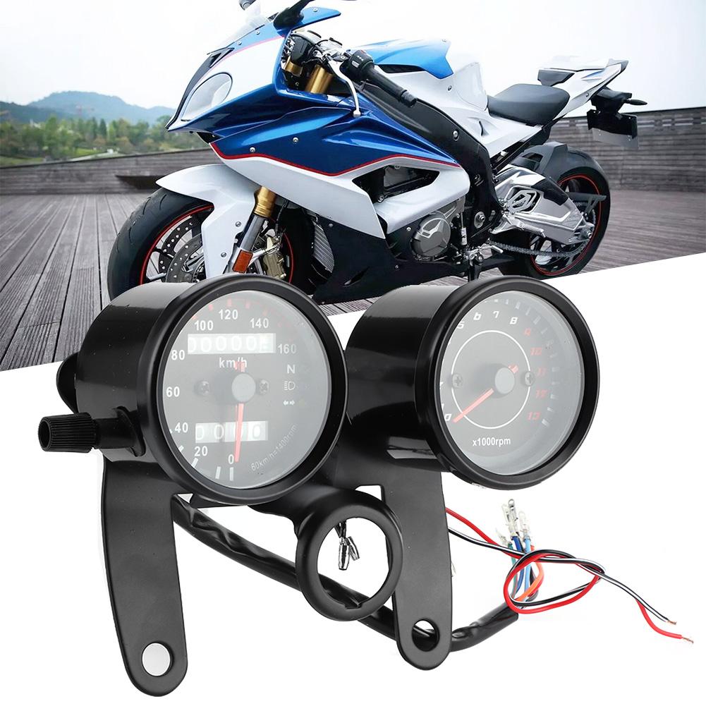 Универсальный мотоциклетный светодиодный одометр, тахометр, спидометр, прибор 12 В