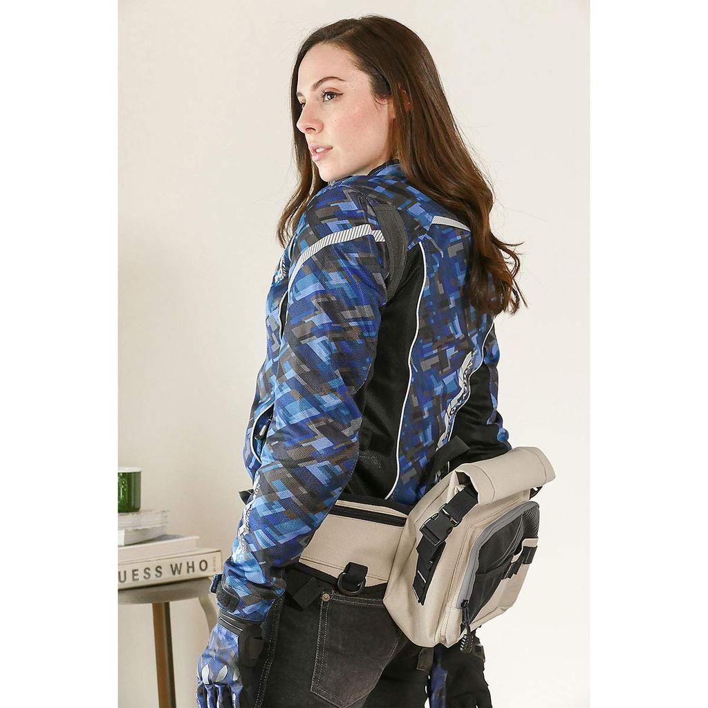 Водонепроницаемая поясная сумка для мотоцикла 5 л Бесплатная 13002 Водонепроницаемая [Komine] Черный/Красный SA-243