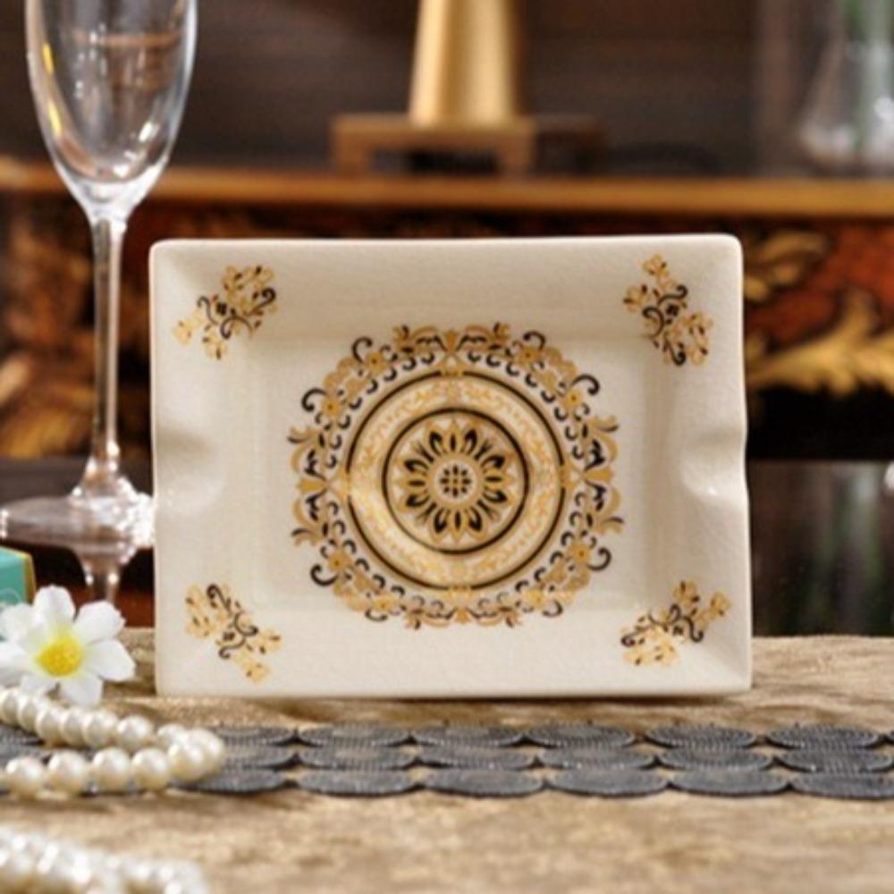 Vintage Ceramic Soap Dish Self Draining Ceramic Bar Soap Holder Soap Holder  for Bathroom Kitchen