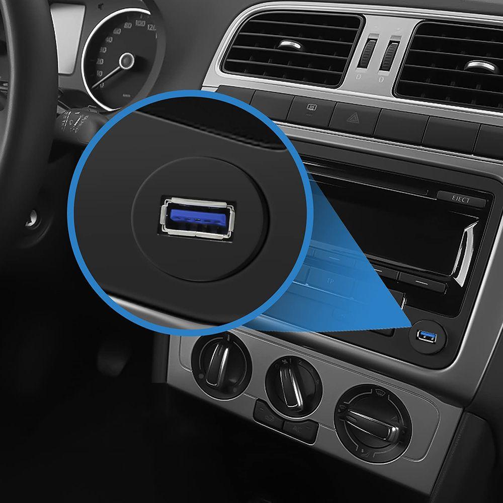 Мотоцикл Грузовик Водонепроницаемый Папа к Маме Автомобильная Приборная панель USB 3.0 Панельный Кабель для Врезного Монтажа