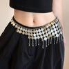 1pc Metal Bell Tassel Waist Chain Light Luxury High-end Design Belt Fashion Cold Style Waist Ornament Women's Accessories Women's Belt