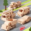 Wooden Screw Assembly Car Montessori Toys Kids Fire Engine Train Creative DIY Vehicle Model Fine Motor Training Educational Toys