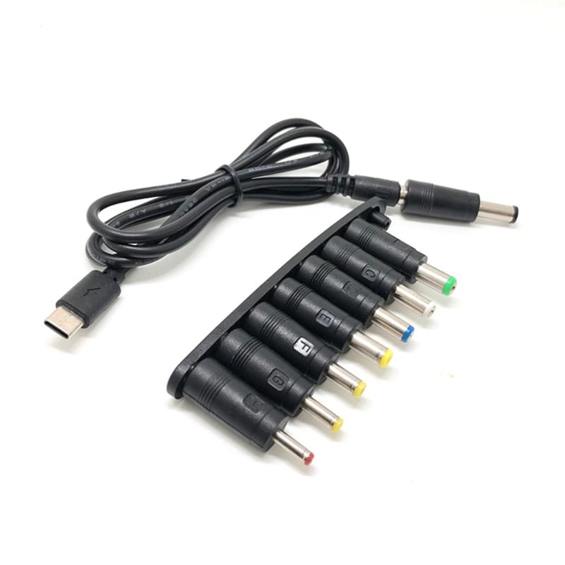 Кабель питания Type-C DC5V на 12V 9V, Провод-адаптер TypeC на DC-разъем, USB-линия повышения напряжения для роутера, 2.1x5.5 мм, 8 DC-адаптеров, Шнур