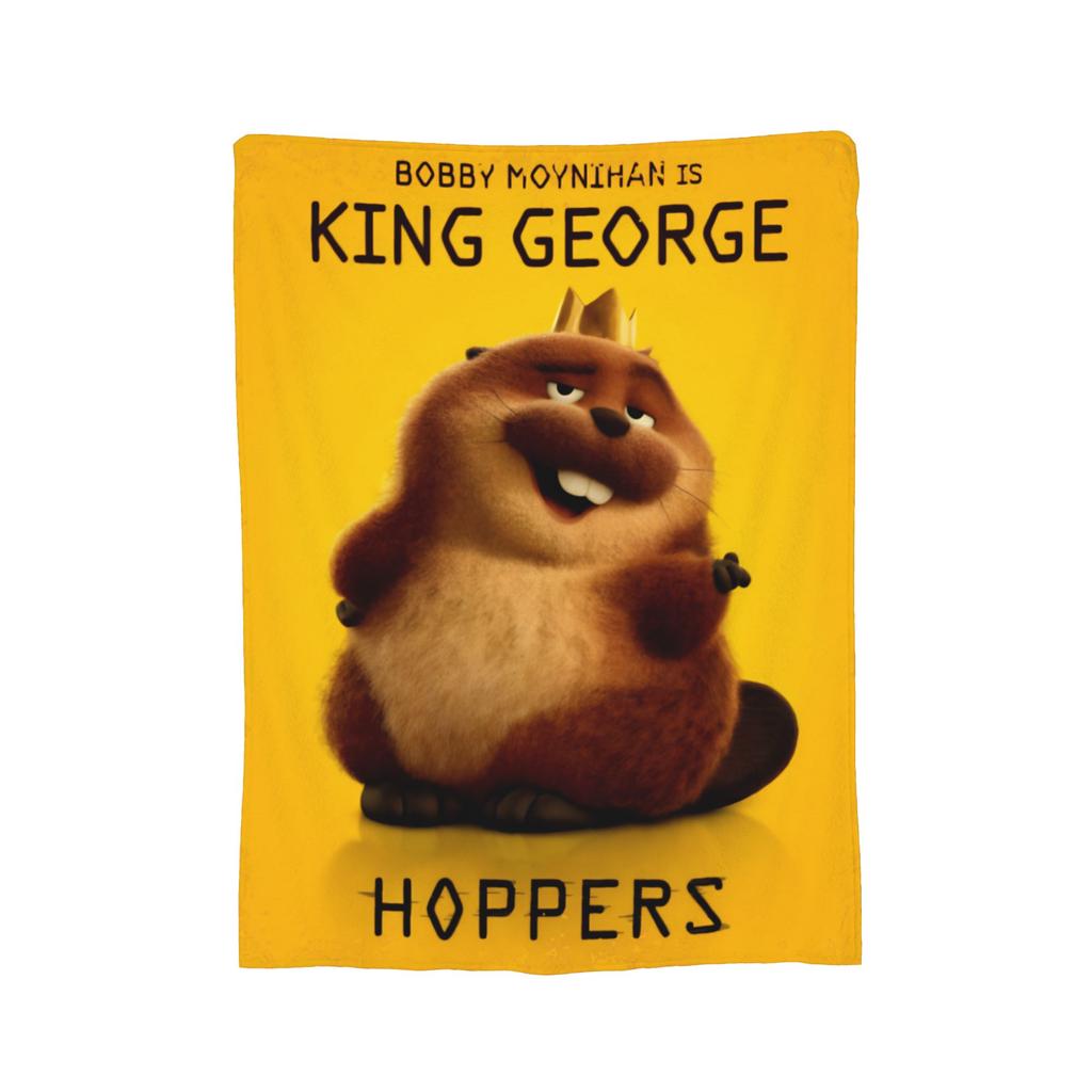 Cartoon Movie Hoppers blanket Cover Flannel Soft Throw blanket for Car Sofa Couch Bedroom Quilt