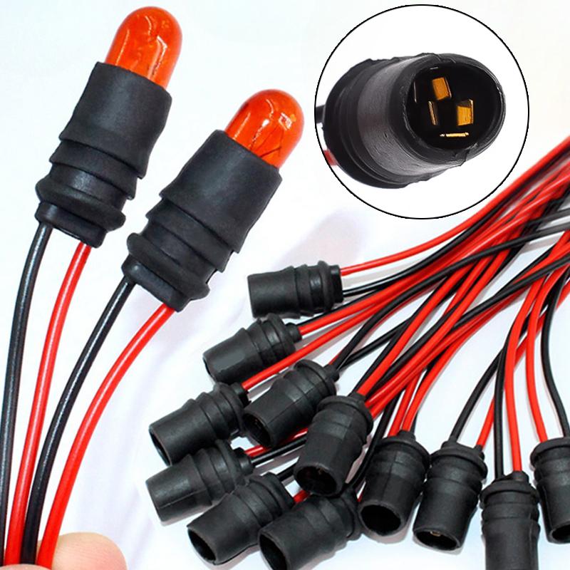1-10 шт. T10 Вт 5 Вт автоматический парик Gloeilamp Разъем Houder Verlengstuk Светодиодная лампа Lampvoet Houder Wig Basis Gloeilamp Plug