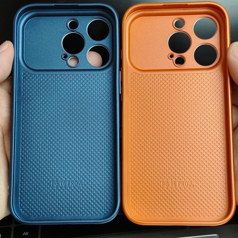 Оригинальный матовый нано-чехол с большим вырезом для камеры для iPhone 17 Air 16 15 14 13 Pro Max 17Promax Ударопрочный жесткий бронированный премиальный чехол для телефона