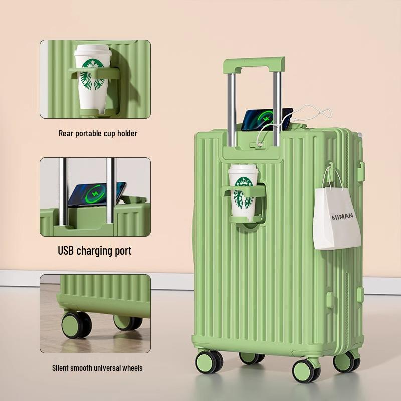 Женский прочный чемодан-тележка высокой ценности 20/24 дюйма для матери и ребенка с кодовым замком для путешествий