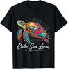 Retro Cabo San Lucas Sea Turtle Trip Souvenir Art Tee - Unique Design