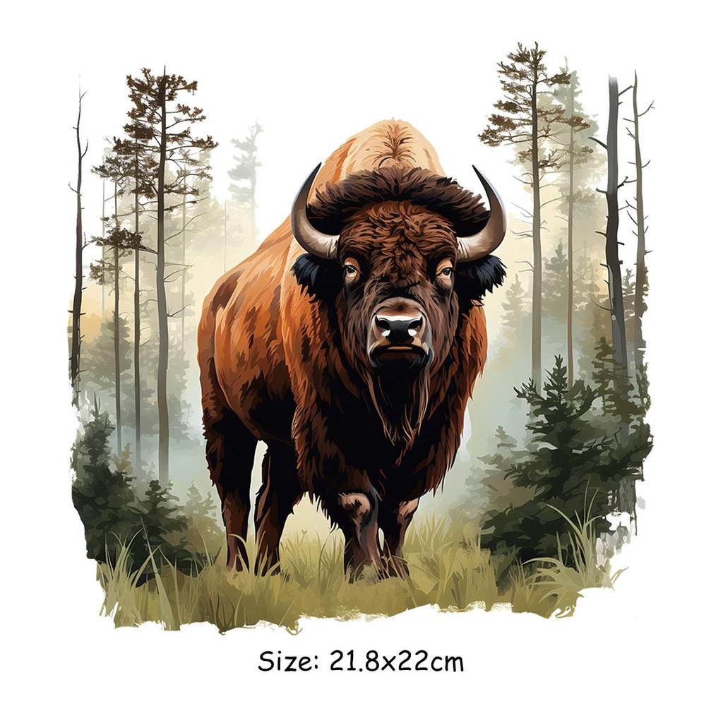 Термальные нашивки с дикими животными, товары для рукоделия, теплопередача, наклейка для одежды, Parches Ropa, толстовки, нашивки для одежды своими руками, наклейки